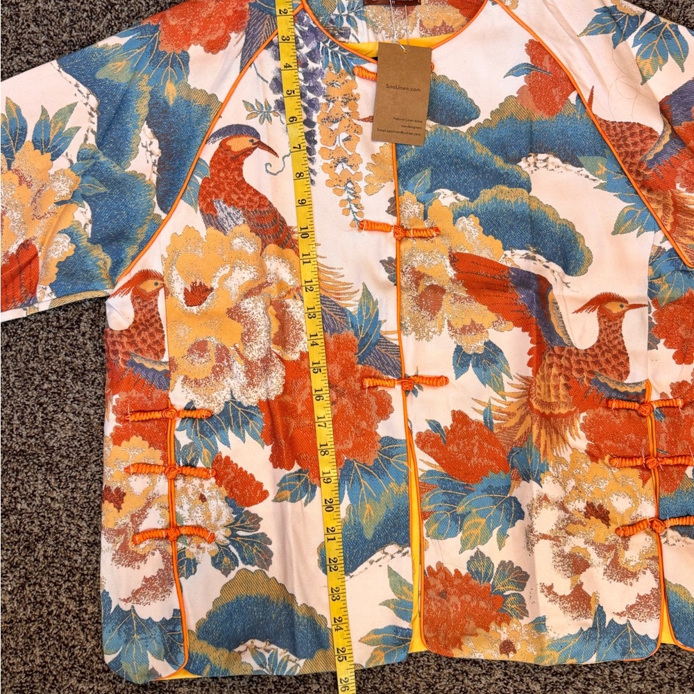Fashion Classic Collection Tapestry Layering Kimono Asian Inspired NWT Size M/L - Picture 13 of 15